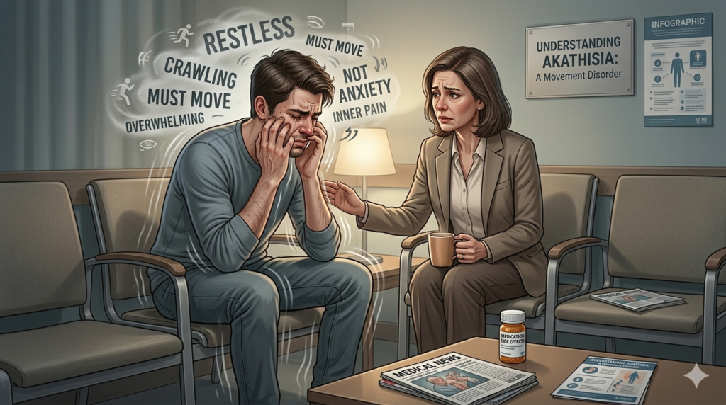 is it anxiety or medication side effects understanding akathisia in someone you care about
